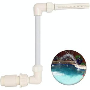 K-210 Swimming Pool Decoration Accessories Swimming Pool Adjustable Height Direction Small Waterfall Fountain