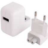 2.1A USB Power Adapter (EU) Travel Charger for iPad Air 2 / iPad Air / iPad 4 / iPad 3 / iPad 2 / iPad  iPad mini 1 / 2 / 3  iPhone 6 & 6 Plus  iPhone 5 & 5C & 5S  iPhone 4 & 4S(White)