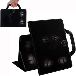 Cat Pattern Horizontal Flip Leather Case for Huawei MediaPad M5 Lite 10  with Holder & Card Slot & Wallet