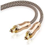 30m EMK OD6.0mm Gold-plated TV Digital Audio Optical Fiber Connecting Cable