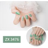 2 STKS Nagellak Film Bronzing Nail Stickers (ZX3476) (Blote film + Een frustratie)