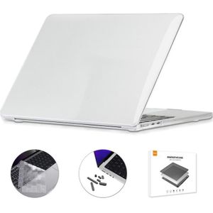 ENKAY 3 in 1 Crystal-laptophoes met TPU-toetsenbordfilm / antistofstekkers voor MacBook Air 13.6 2022 A2681 Amerikaanse versie