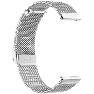 Voor Samsung Galaxy Watch 3 41mm Milan Metal Steel Mesh One Buckle Strap (Silver)
