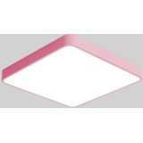 Macaron LED vierkante plafondlamp  wit licht  maat: 40cm