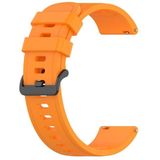 Voor Garmin Forerunner 645 Muziek 20mm Effen Kleur Zachte Siliconen Horlogeband (Oranje)