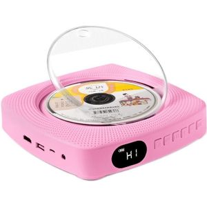 Kecag KC-609 Wall Mounted Home DVD Player Bluetooth CD Player  Specification:DVD/CD+Connectable TV  + Plug-In Version(Pink)