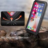 Metal Shockproof Waterproof Protective Case for iPhone XS Max (Red)