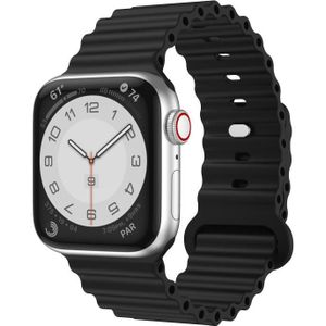 Siliconen horlogeband voor Apple Watch Ultra 49 mm / serie 8 & 7 45 mm / SE 2 & 6 & SE & 5 & 4 44 mm