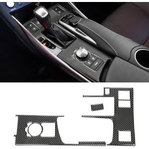 Car Carbon Fiber Gear Position Panel Decorative Sticker for Lexus IS250 2013-  Left Drive A Style