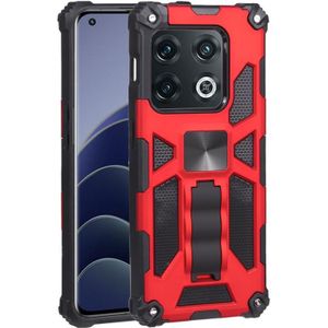 Voor OnePlus 10 Pro Shockproof TPU + PC Magnetic Protective Phone Case met houder