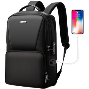Bopai 61-02511 Business Travel Breathable Waterproof Anti-theft Man Backpack  Size: 30x15x44cm(Black)