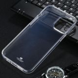 For iPhone 12 GOOSPERY JELLY TPU Shockproof and Scratch Protective Case(Transparent)