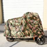 190T Polyester Taffeta All Season Waterproof Sun Motorcycle Mountain Bike Cover Dust & Anti-UV Outdoor Camouflage Bicycle Protector  Size: XL