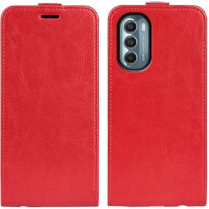 For Motorola Moto G 5G 2022 R64 Texture Vertical Flip Leather Phone Case(Red)