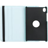For Lenovo Tab M8 360 Degree Rotation Litchi Texture Horizontal Flip Leather Case with Holder(Sky Blue)