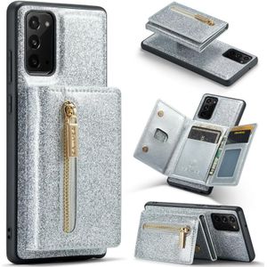 Voor Samsung Galaxy Note20 DG.MING M3-serie glitter poeder kaarttas lederen tas