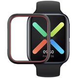 Voor OPPO Watch 46mm Smart Watch TPU beschermhoes  kleur: zwart+rood