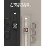 Voor OPPO Watch 46mm Smart Watch TPU beschermhoes  kleur: zwart+rood
