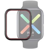 Voor OPPO Watch 46mm Smart Watch TPU beschermhoes  kleur: zwart+rood