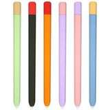 Voor Xiaomi geïnspireerde stylus pen contrast kleur beschermhoes (roze paars)