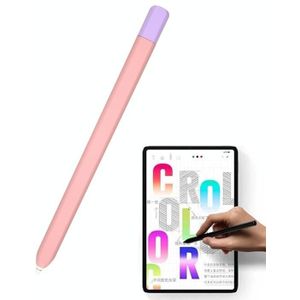 Voor Xiaomi geïnspireerde stylus pen contrast kleur beschermhoes (roze paars)