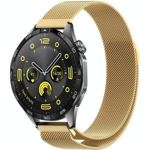 Voor Huawei Watch GT4 46 mm Milan magnetische stalen mesh horlogeband