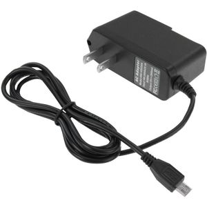 Micro USB oplader voor Tablet PC / mobiele telefoon  Output: 5V / 2A  USA stekker  Kabel lengte: 1.1 meter