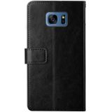 Voor Samsung Galaxy S7 y Stitching horizontale flip lederen telefoonhoesje