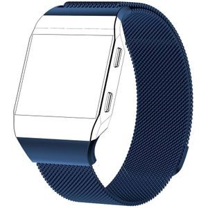 For FITBIT Ionic Milanese Watch Strap SIZE : 20.6X2.2cm(Blue)
