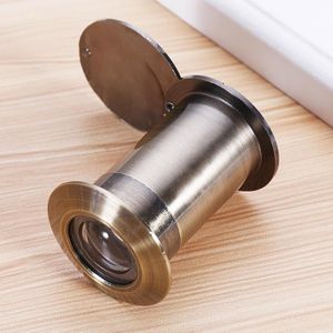 2 PCS Security Door Cat Eye HD Glass Lens 200 Degrees Wide-Angle Anti-Tiny Hotel Door Eye  Specification: 26mm Green Bronze