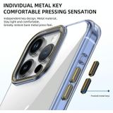 Voor iPhone 15 Pro iPAKY MG-serie transparant PC+TPU telefoonhoesje (transparant blauw)