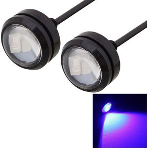 2 PCS 22.5mm 1.5W 150LM Blue Light 3 LED SMD 5630 Spotlight Eagle Eye Light Daytime Running Light for Vehicles