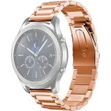 Stainless Steel Wrist Watch Band for Samsung Gear S3 22mm (Rose Gold)
