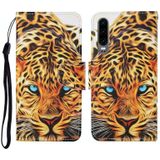 For Huawei P30 Colored Drawing Pattern Horizontal Flip Leather Case with Holder & Card Slots & Wallet & Lanyard(Yellow Leopard)