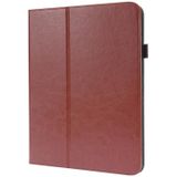 For iPad Pro 12.9 inch (2020) Crazy Horse Texture Horizontal Flip Leather Case with 2-folding Holder & Card Slot(Brown)