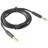 3.5mm Jack Earphone Cable for iPhone/ iPad/ iPod/ MP3  Length: 1.2m(Black)
