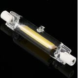 R7S 220V 5W 78mm COB LED Bulb Glass Tube Replacement Halogen Lamp Spot Light  4000K Natural White Light