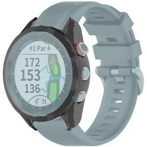 For Garmin Approach S62 Transparent TPU Silicone Watch Case(Transparent Black)