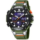 SMAEL 8069 buiten multifunctioneel waterdicht sportlegering lichtgevend horloge