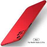 For Xiaomi Redmi Note11 Pro 5G / Note 11 Pro+ MOFI Frosted PC Ultra-thin Hard  Phone Case(Red)