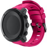 Smart Watch Silicone Wrist Strap Watchband for Suunto Ambit3 Vertical(Rose Red)