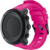 Smart Watch Silicone Wrist Strap Watchband for Suunto Ambit3 Vertical(Rose Red)