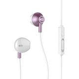 REMAX RM-711 Music Wired Earphone with MIC & Support Hands-free(Rose Gold)