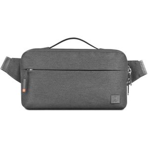 WIWU Outdoor Water Resistance Zipper Alpha Crossbody Bag(Gray)