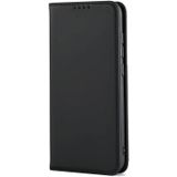 For Xiaomi Redmi Note 8T(India Version) Strong Magnetism Shockproof Horizontal Flip Liquid Feel Leather Case with Holder & Card Slots & Wallet(Black)