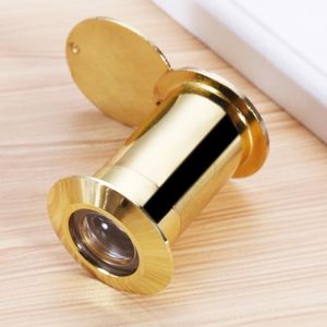 2 PCS Security Door Cat Eye HD Glass Lens 200 Degrees Wide-Angle Anti-Tiny Hotel Door Eye  Specification: 26mm Gold
