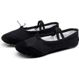 2 paar flats zachte ballet schoenen Latin Yoga Dance Sport schoenen voor kinderen & volwassene  schoenmaat: 41 (roze)