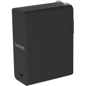 Originele Lenovo 65W USB-C / Type-C Power Adapter Portable Charger met 2m Type-C oplaadkabel  US Plug (Zwart)