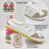 Volleybal schoenen pees zool canvas schoenen martial arts training sportschoenen  maat: 41/255 (wit)