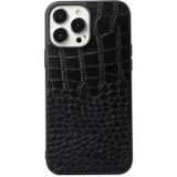 Krokodil Top Layer koeienhuid lederen tas voor iPhone 12/12 pro